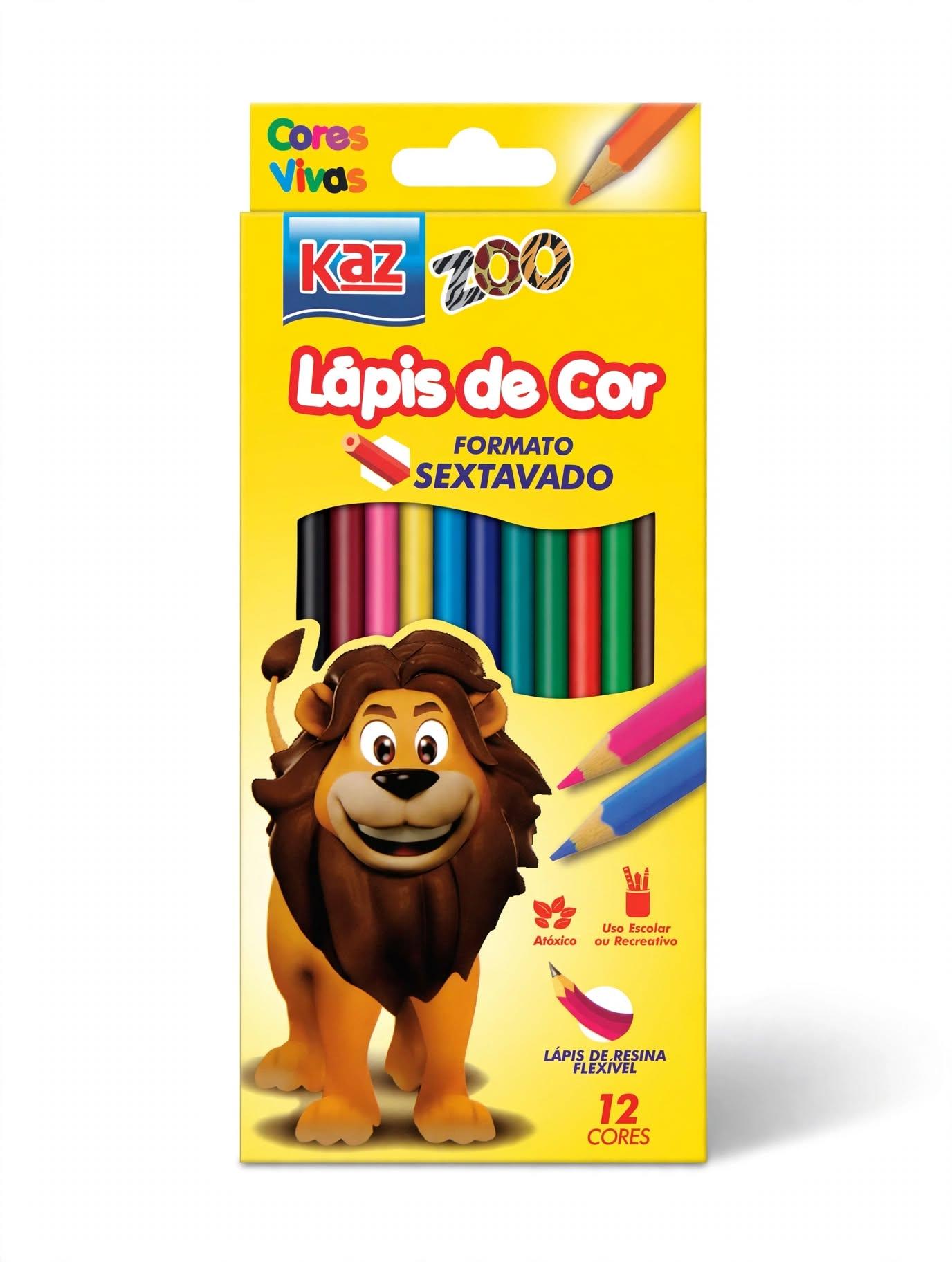 12 Colors Hexagonal Colored Pencils - Strong Lead & Non-Toxic Art Pencils for Kids, School & Drawing