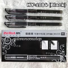 ZUIXUA Magic Erasable Gel Pen 0.5mm (Model HY1084) - Heat Friction Erasing Pen for Students & Office (Black Ink/ Blue Ink)