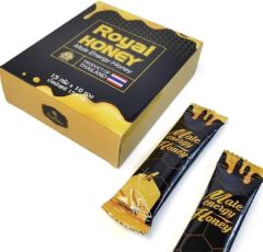 Natural Honey Paste Box of 10 Sachets of 15g Excellent Honey for Men - Honey for Active Men