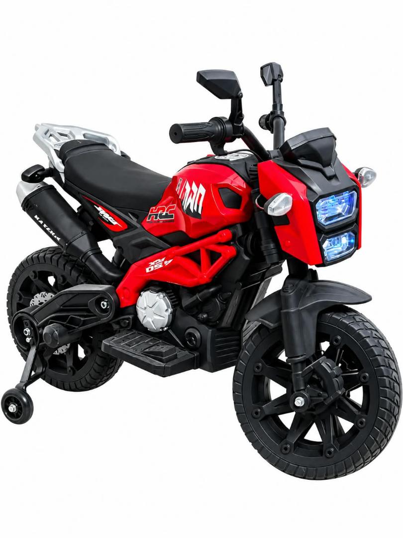 Kids electric motorbike, rubber wheels, age 2 to 9 years