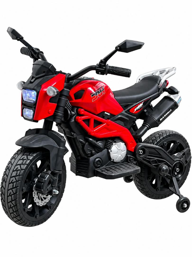 Kids electric motorbike, rubber wheels, age 2 to 9 years
