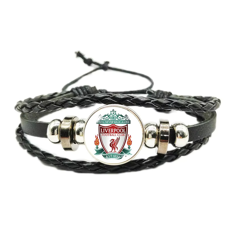 European Football Club Logo Woven Bracelet.