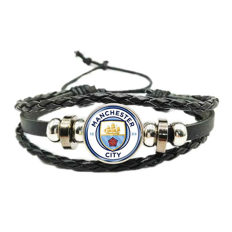 European Football Club Logo Woven Bracelet.