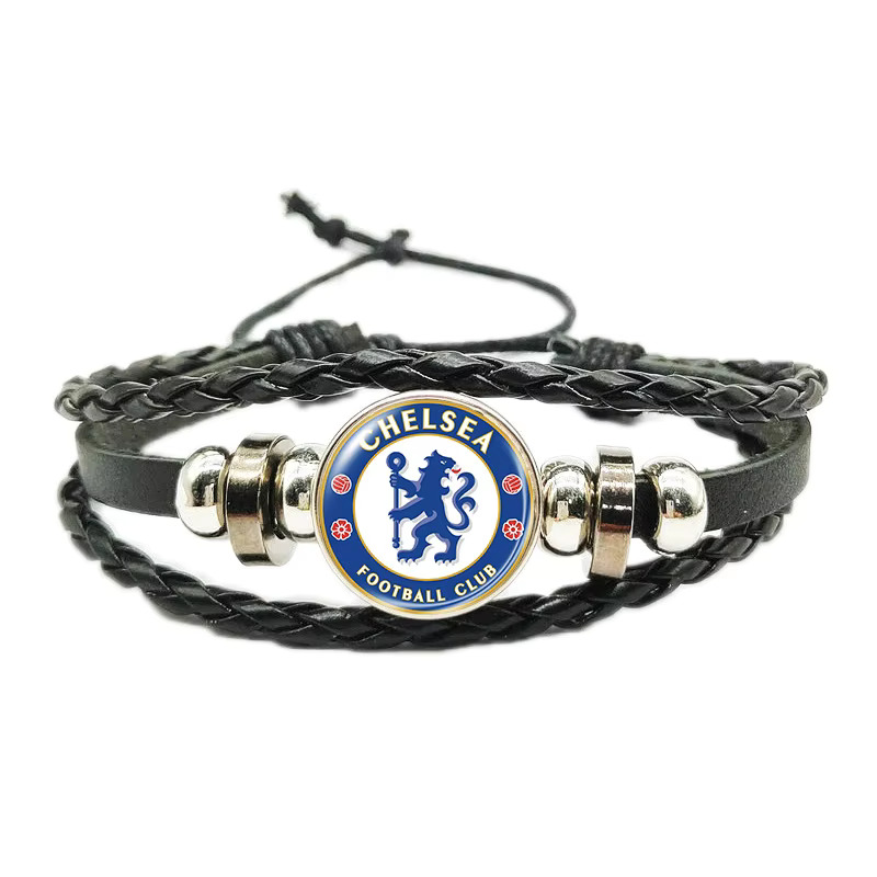 European Football Club Logo Woven Bracelet.