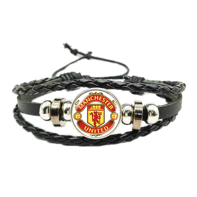 European Football Club Logo Woven Bracelet.