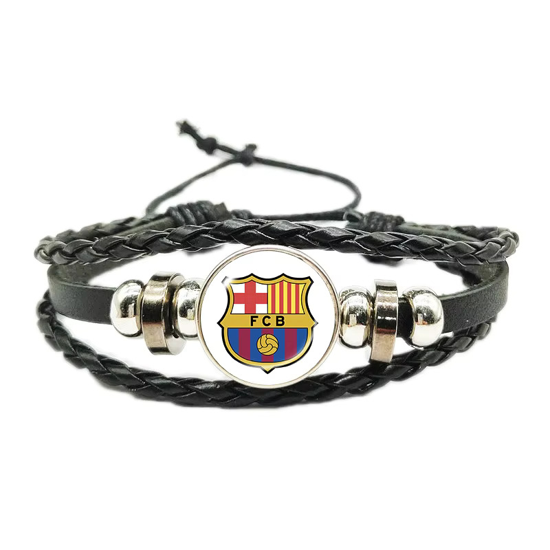 European Football Club Logo Woven Bracelet.