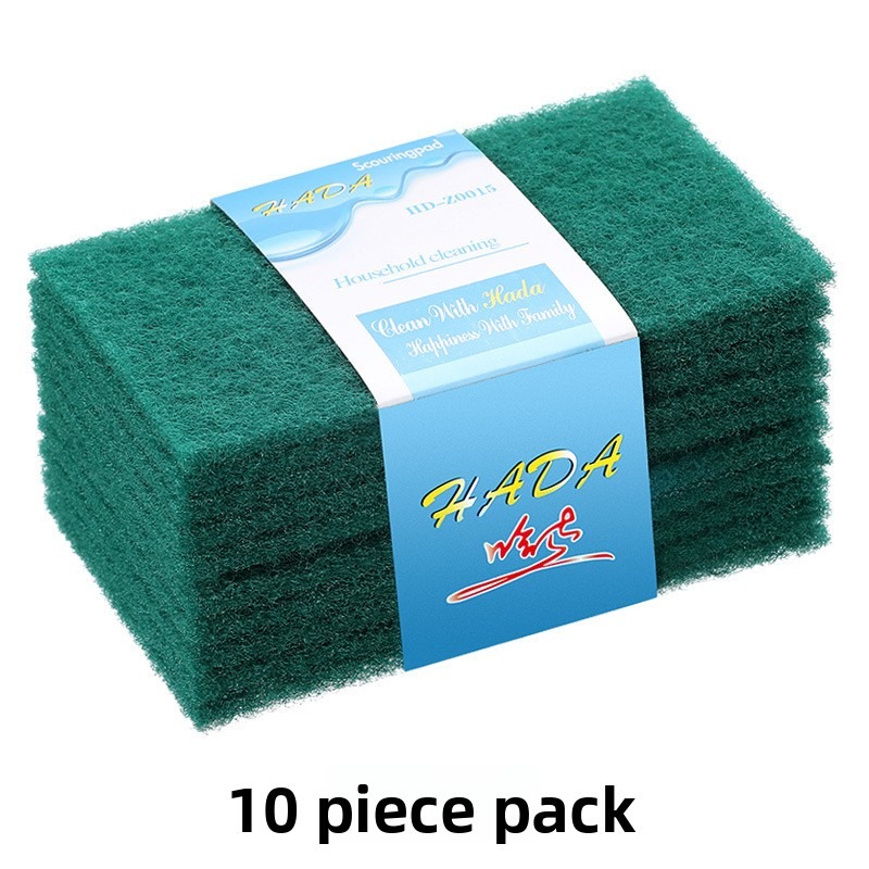 Thickened Silicon Carbide Scrubbing Sponge Abrasive Dishcloth Heavy Duty Kitchen Scourer for Pots Pans Cleaning