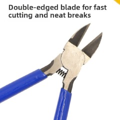 Industrial Grade 5 6 Inch Sprue Nipper Pliers Needle Nose Oblique Side Cutters Manual Hand Tool for DIY Hobby Crafts