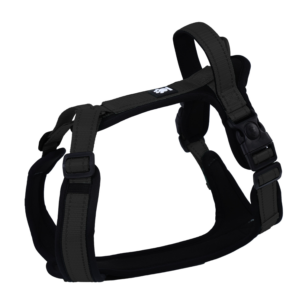 H-Style Dog Harness with Reflective Leash Options – Anti-Escape, Wear-Resistant, Anti-Pull Harness for Small to Large Dogs | Outdoor Walking & Training | Purple, Black, Green, Rde