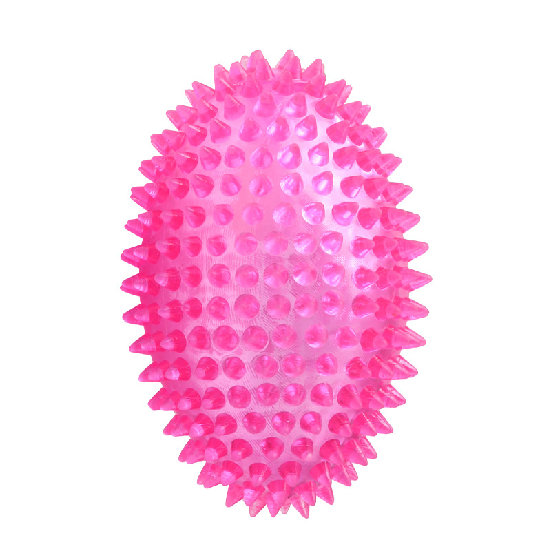 Spiky Squeaky TPR Football Dog Toy – Chew & Teeth Cleaning Interactive Training Pet Ball