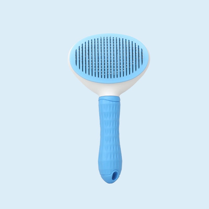 Pet Grooming 5-Piece Kit – Dog Bathing, Massage, Combing & Cleaning Set with Nail Clipper, Flea Comb & Grooming Tools | Manual Pet Grooming Essentials for Dogs