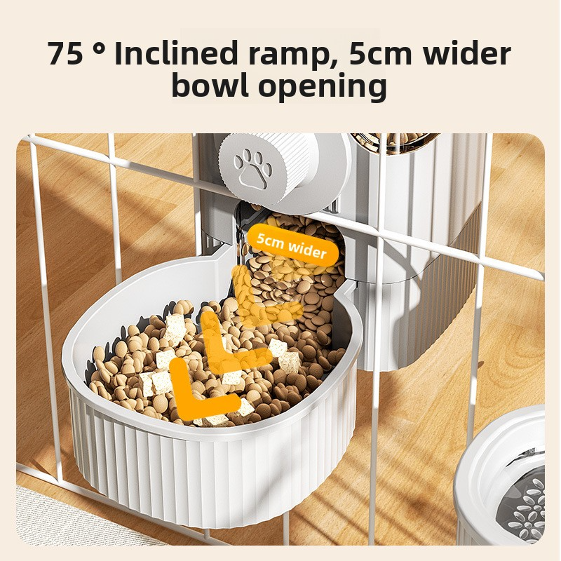 Automatic Hanging Pet Food & Water Dispenser for Dogs and Cats – Cat Water Dispenser, Rabbit Food Bowl, Dog Hanging Water Bottle, Pet Drinking Supplies