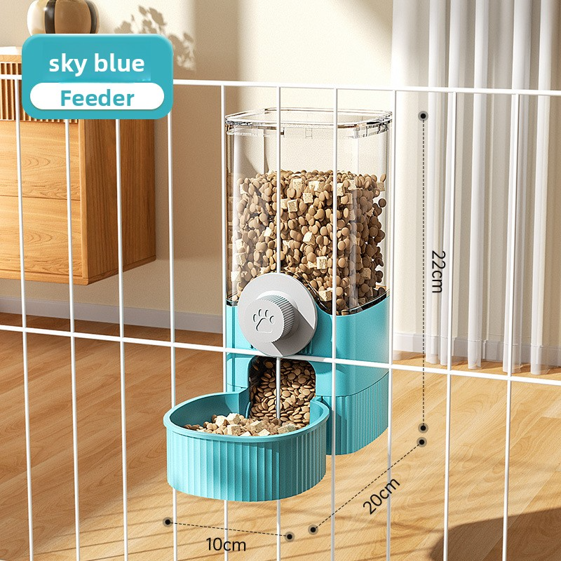 Automatic Hanging Pet Food & Water Dispenser for Dogs and Cats – Cat Water Dispenser, Rabbit Food Bowl, Dog Hanging Water Bottle, Pet Drinking Supplies