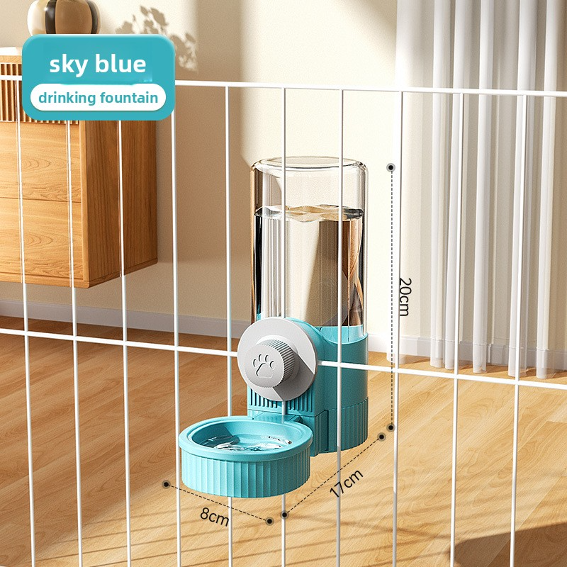 Automatic Hanging Pet Food & Water Dispenser for Dogs and Cats – Cat Water Dispenser, Rabbit Food Bowl, Dog Hanging Water Bottle, Pet Drinking Supplies