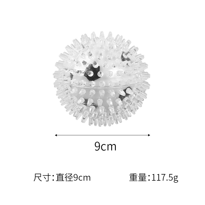 TPR Spiky Sports Ball-in-Ball Dog Toy – Self-Play Boredom Relief, Chew & Teeth Cleaning Pet Toy