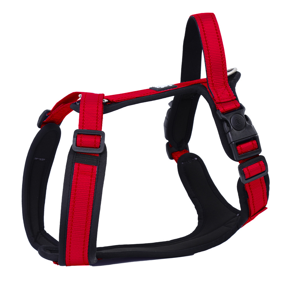 H-Style Dog Harness with Reflective Leash Options – Anti-Escape, Wear-Resistant, Anti-Pull Harness for Small to Large Dogs | Outdoor Walking & Training | Purple, Black, Green, Rde