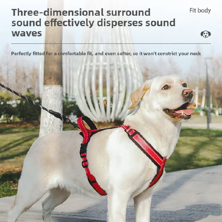 H-Style Dog Harness with Reflective Leash Options – Anti-Escape, Wear-Resistant, Anti-Pull Harness for Small to Large Dogs | Outdoor Walking & Training | Purple, Black, Green, Rde