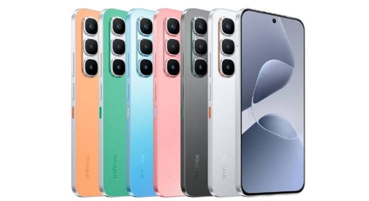 BRAND NEW INFINIX Hot 70, X6895B, 6.78-inch 120Hz Display, 128GB ROM + 4GB RAM, 50MP Main Camera + 8MP Selfie Camera, 6000mAh Battery, USB Type-C, 45W Fast Charging, Android 16 Smartphone.