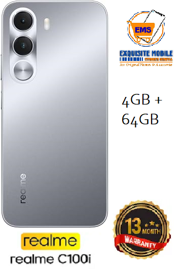 New Arrival Realme C100i Smartphone 64GB ROM+4GB  6600mAh Battery 6.8 Inches Screen Dual Sim IP64 Dust & Water resistance  Side Fingerprint Android 16 13 Months warranty Smart Phones