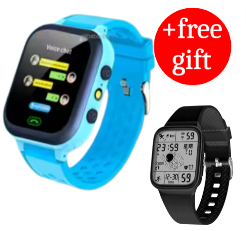 Smart Watch Student Tracker Location Children's Watch SIM Card Slot Dial Calling Smart Watch for Kids Voice Chat Watches