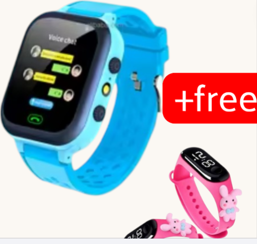 Smart Watch Student Tracker Location Children's Watch SIM Card Slot Dial Calling Smart Watch for Kids Voice Chat Watches