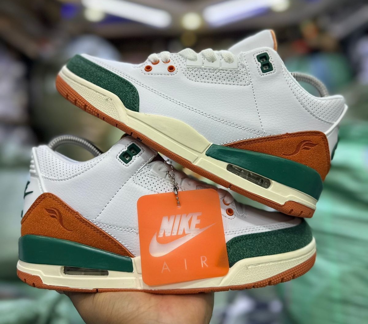 🔥 (free foam cleaner) 🔥 Air jordan 3 Retro  Men’s Sneakers – Men’s Cushioned Running Shoes, Streetwear Trainers, Comfortable Sports Shoes, Casual Fashion Sneakers with Air Sole Unit,
