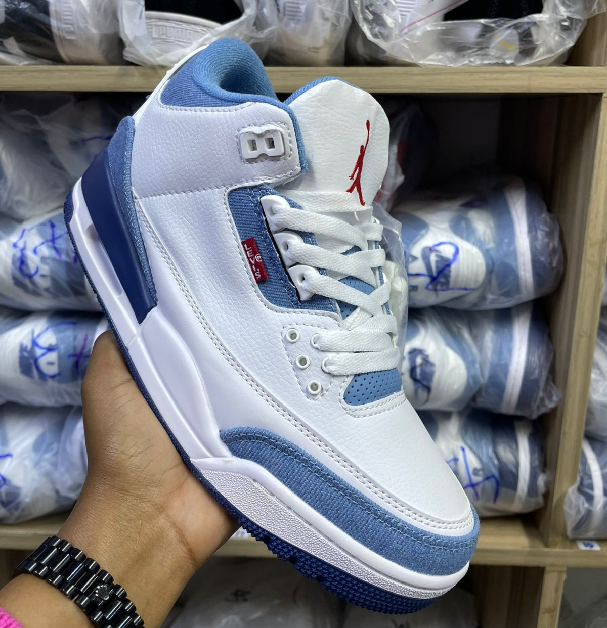 🔥 (free foam cleaner) 🔥 Air jordan 3 Retro  Men’s Sneakers – Men’s Cushioned Running Shoes, Streetwear Trainers, Comfortable Sports Shoes, Casual Fashion Sneakers with Air Sole Unit,