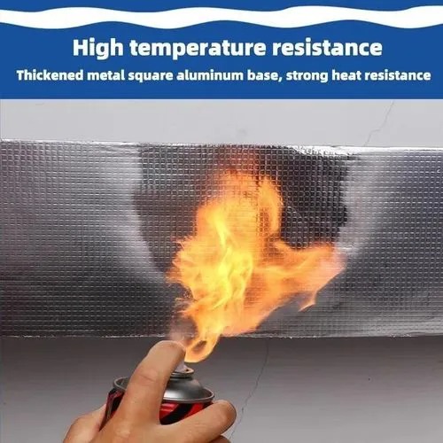 Aluminium Foil Tape Waterproof Adhesive Rubber Tape Butyl Tape Sealing Tape Repair Tape For Leakage Waterproofing Water Tank Roof Pipe Window Seal Leak Wall Crack Repair