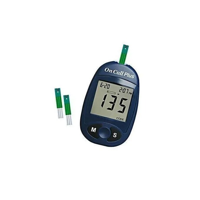 On Call Plus Blood Glucometer Blood Sugar Test