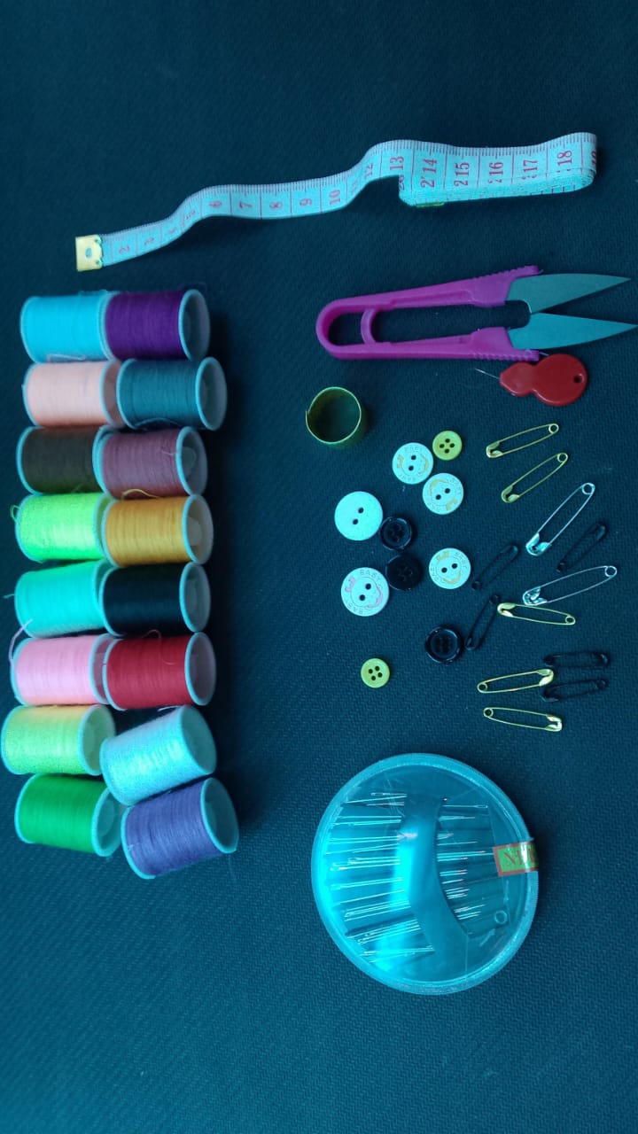 72Pcs/set With Case Needle Thread Sewing Tool Portable Tape Measure Pins Knitting Box Set Household DIY Embroidery Accessories