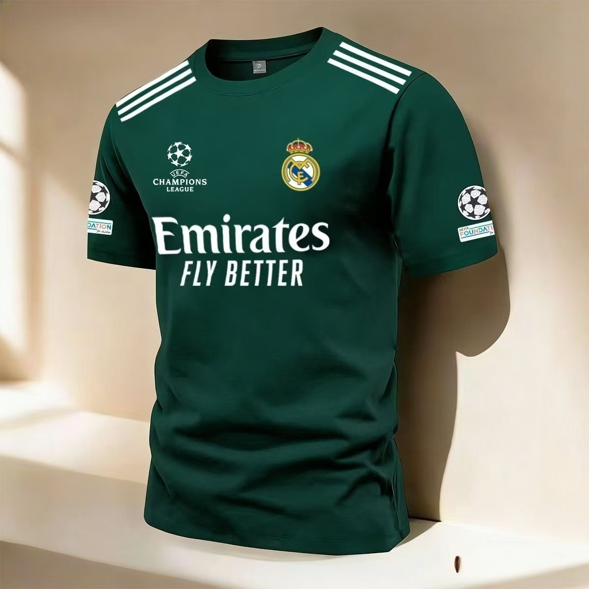 2026 Summer New Men's World Cup Football Apparel, Real Madrid Short Sleeve T-Shirt & Arsenal Soccer Polo Shirt, Collared Loose Casual Tops for Sports & Daily Wear