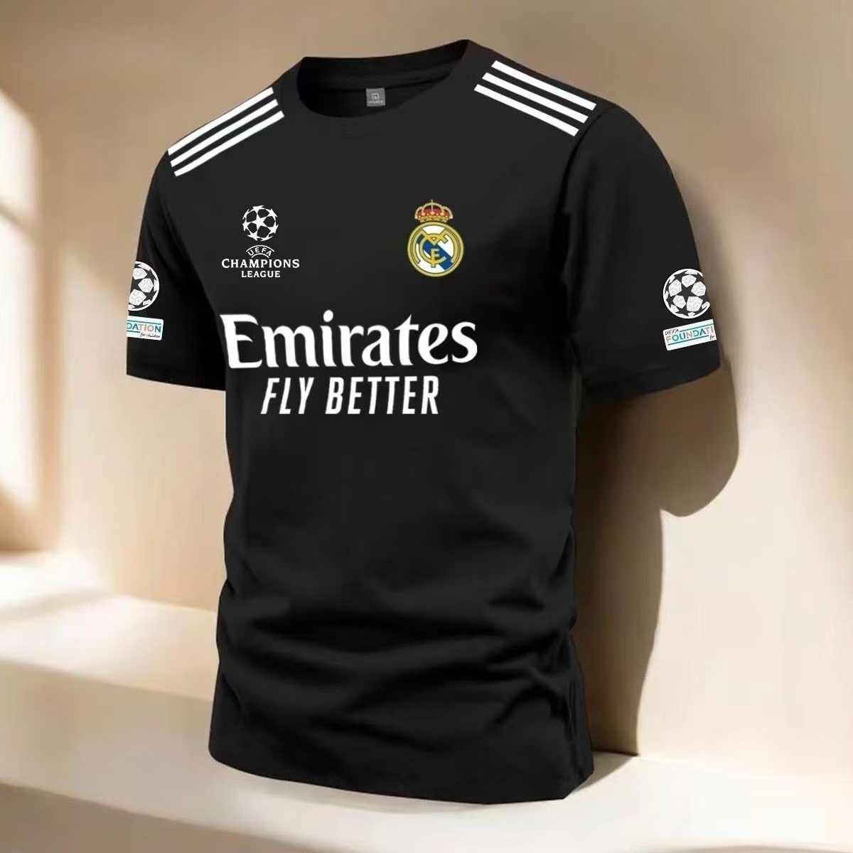 2026 Summer New Men's World Cup Football Apparel, Real Madrid Short Sleeve T-Shirt & Arsenal Soccer Polo Shirt, Collared Loose Casual Tops for Sports & Daily Wear