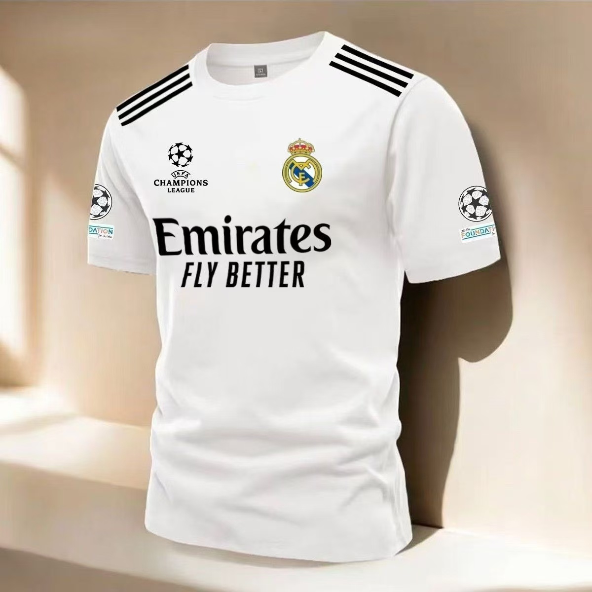 2026 Summer New Men's World Cup Football Apparel, Real Madrid Short Sleeve T-Shirt & Arsenal Soccer Polo Shirt, Collared Loose Casual Tops for Sports & Daily Wear