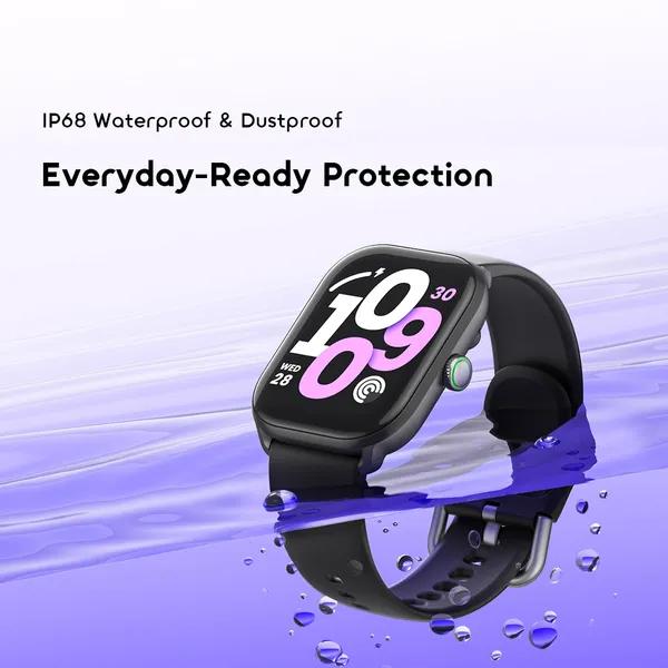 oraimo Watch 6 Lite 2.01'' Smart Watch With Cool UI Interface, Wireless HD Calling,24-Hour Health Monitoring,IP68 Waterproof & Dustproof, AI-Generated Watch Faces