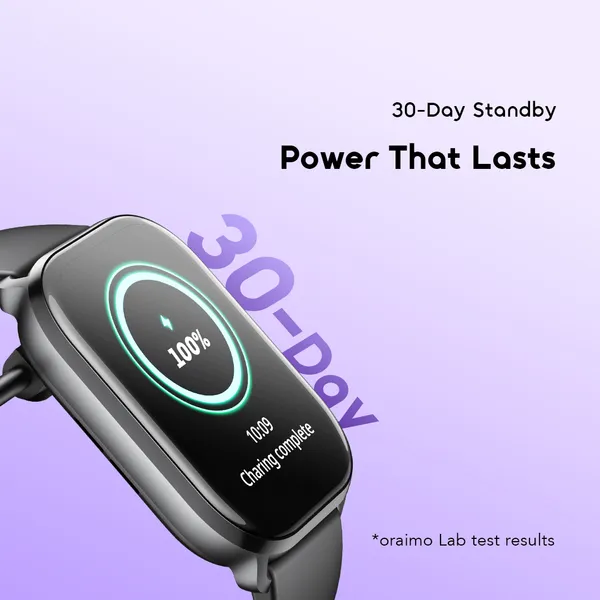 oraimo Watch 6 Lite 2.01'' Smart Watch With Cool UI Interface, Wireless HD Calling,24-Hour Health Monitoring,IP68 Waterproof & Dustproof, AI-Generated Watch Faces