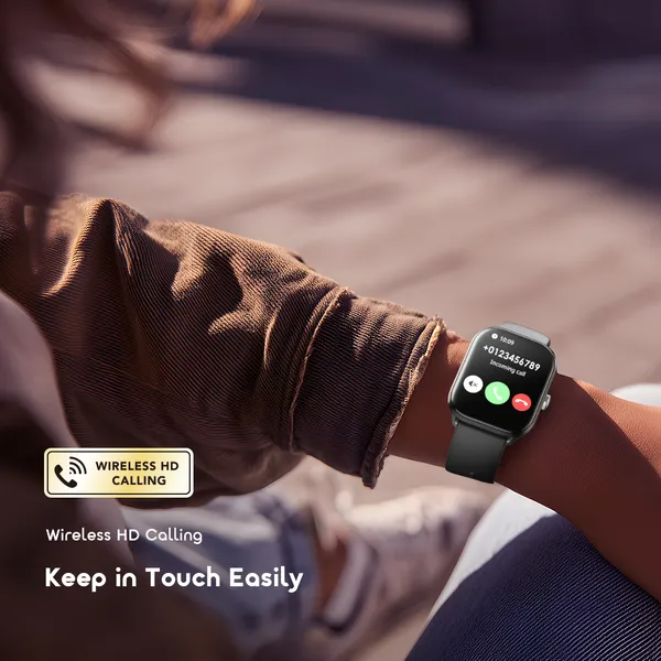 oraimo Watch 6 Lite 2.01'' Smart Watch With Cool UI Interface, Wireless HD Calling,24-Hour Health Monitoring,IP68 Waterproof & Dustproof, AI-Generated Watch Faces