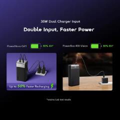Oraimo PowerNova Q41 40000mAh Power Bank – 35W Dual-Device Fast Charging 10-Day Ultra-Long Power 4 Outputs & 2 Inputs Real-Time Power Display