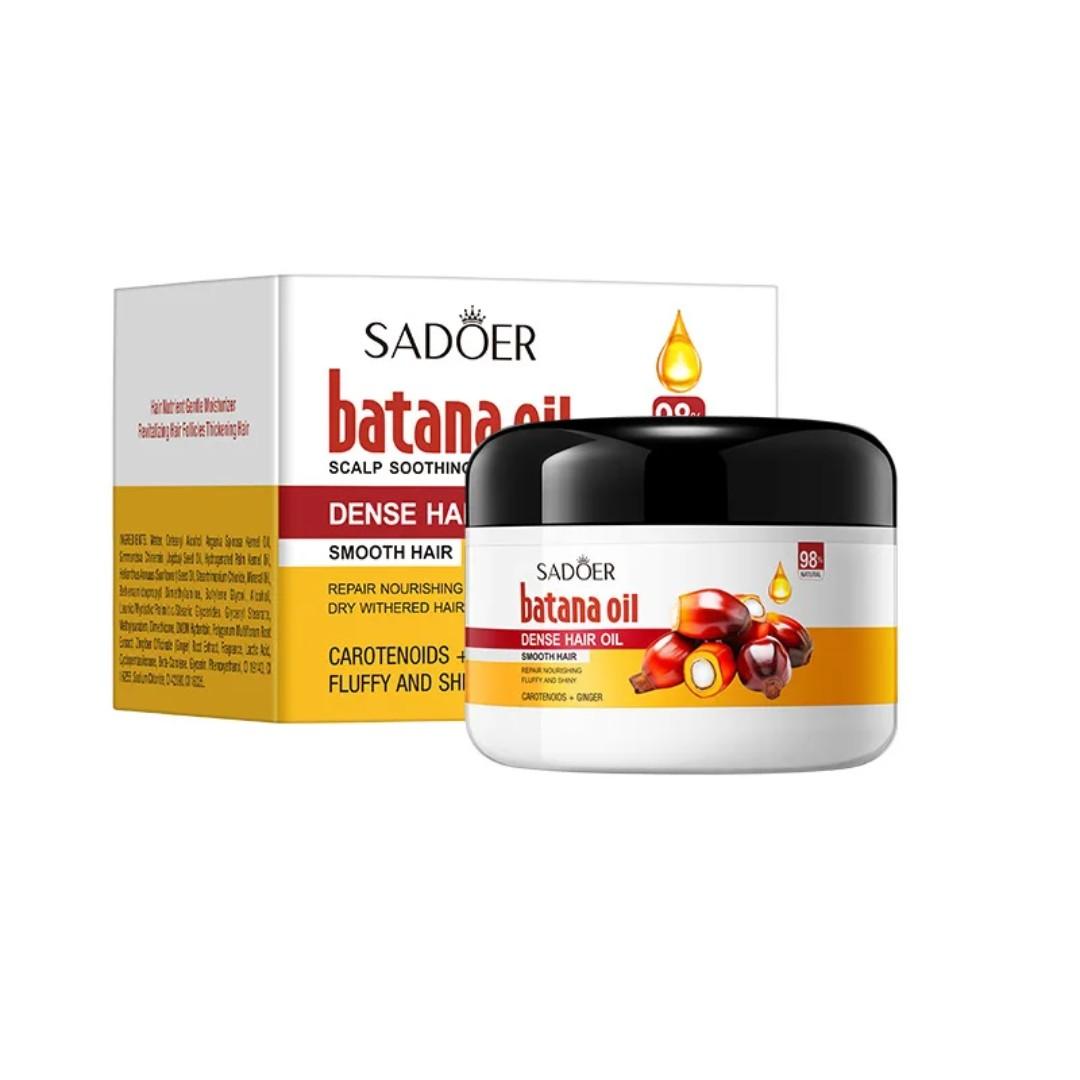 SADOER Batana Oil 3 in 1 Set, Batana Oil Essential Oil + Batana Oil  Dense Hair Oil + Batana Oil Hair Spray for Hair Repair, Hair Nourishment, Prevent Split Ends