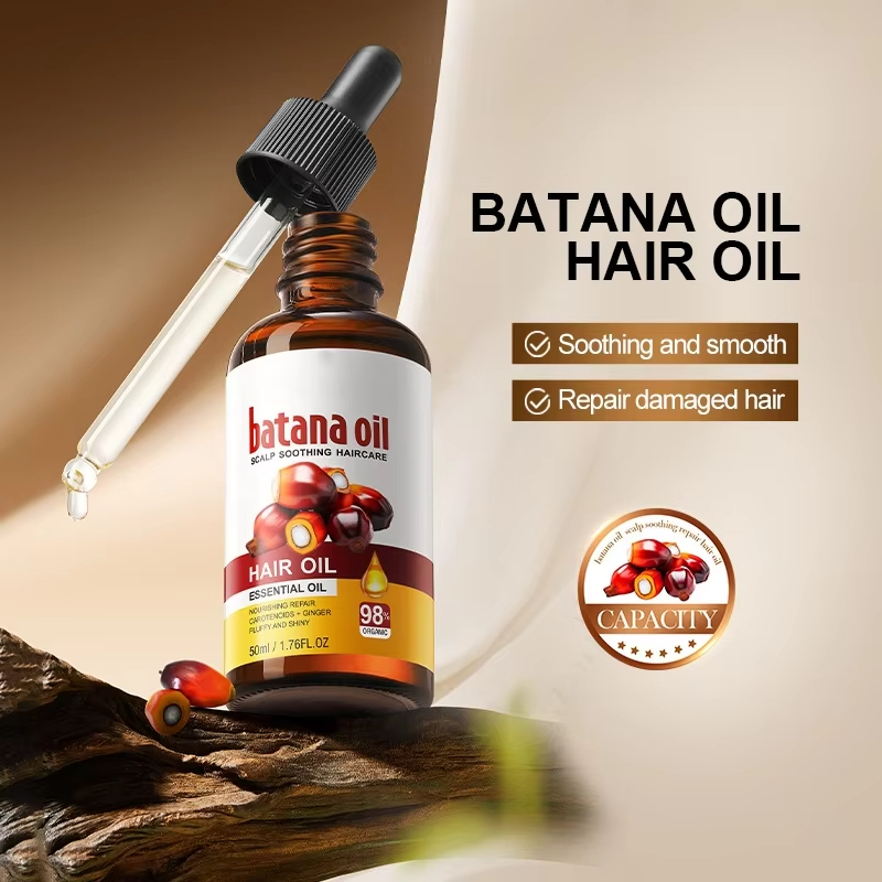 SADOER Batana Oil, 2 in 1 Batana Hair Oil Dense Hair Essential Oil + Batana Oil Hair Spray, For Hair Growth, Smoothing, Repair Hair Damage