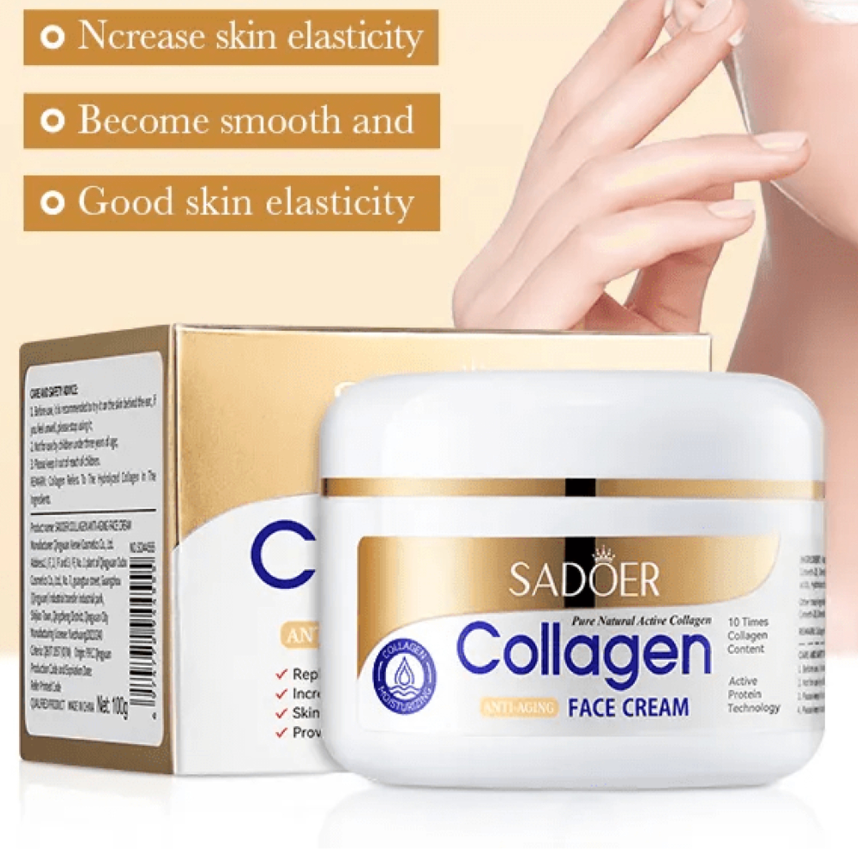 SADOER, New Collagen Anti Wrinkle Face Cream Sknicare Moisturizing Anti-Aging Firming Creams Dark Spots Facial Cream Like Vitamin C, Anti Wrinkles Beauty Face Skin Care Products - SADOER