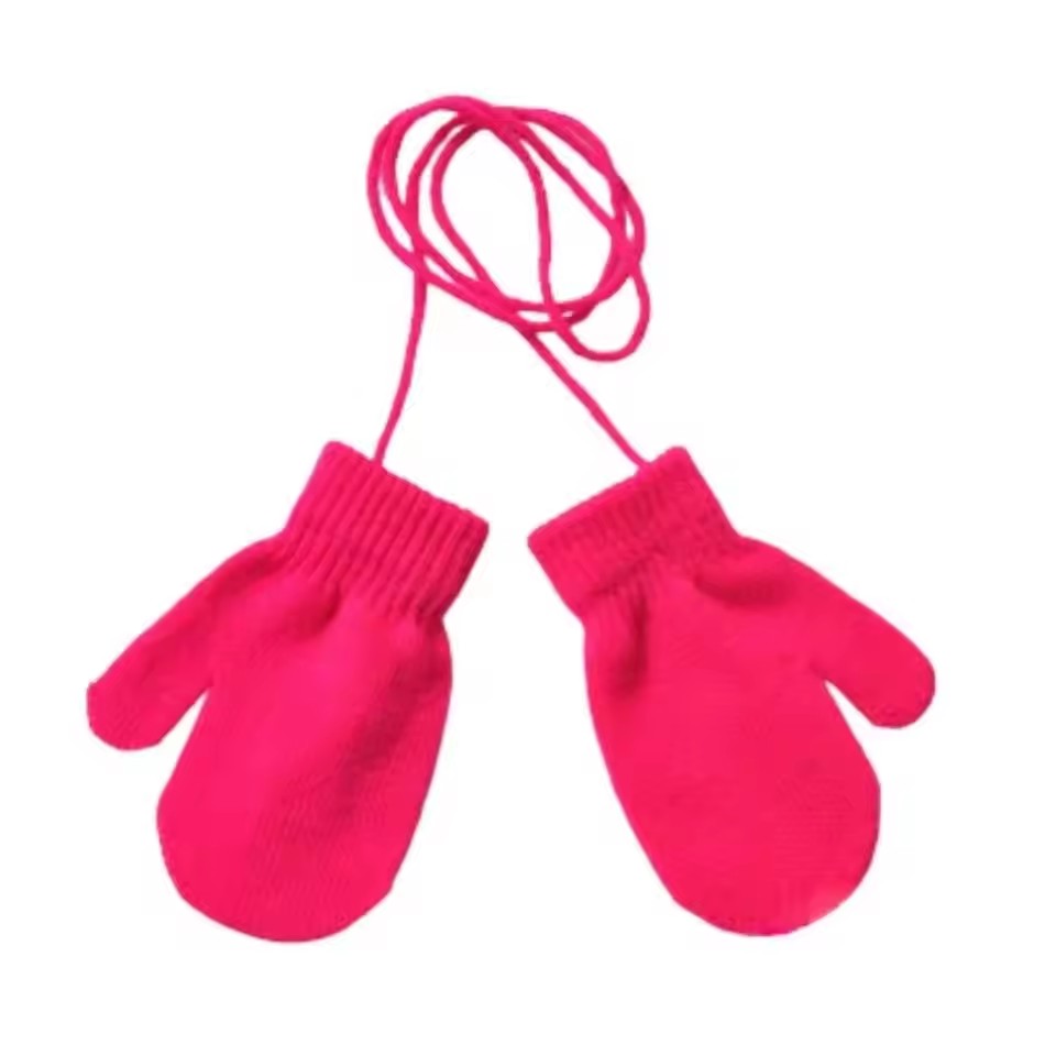 Kids Gloves Knitted Children Winter Warm Gloves Baby Girls Baby Boys Toddler Knitted Acrylic Gloves Warm Kids Gloves 1Paies