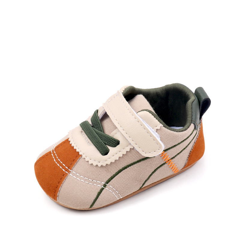 Toddler Baby Girl Boys Sneakers Casual Contrast Color Soft Sole Baby Flats Breathable Walking Shoes for Newborn Infants