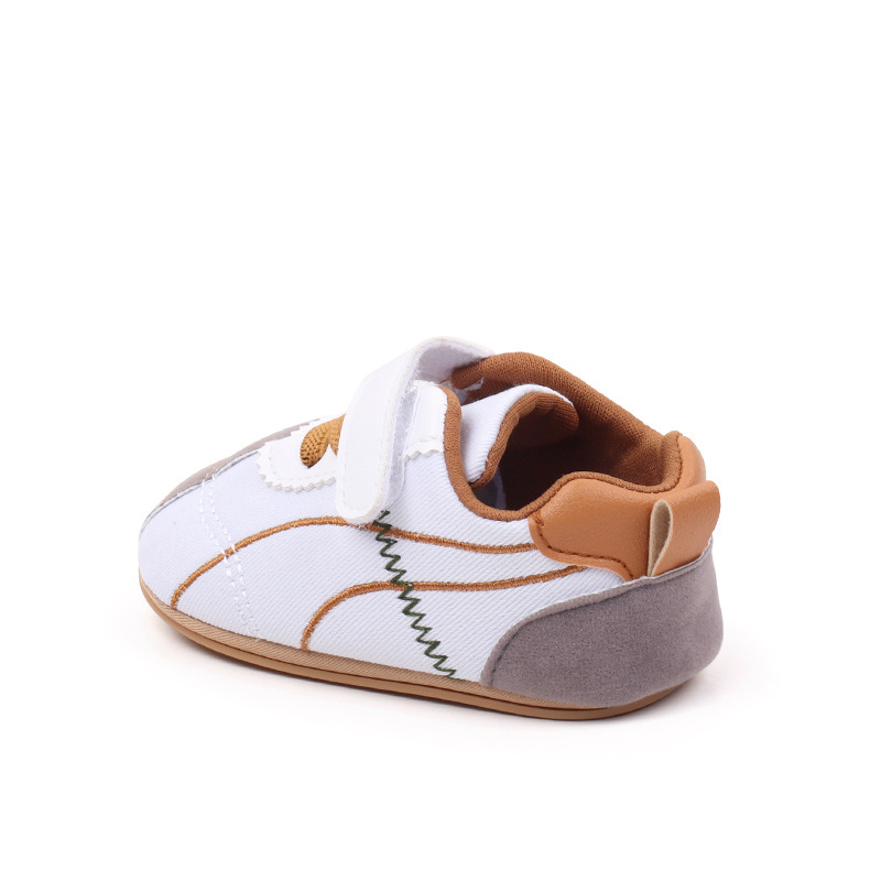 Toddler Baby Girl Boys Sneakers Casual Contrast Color Soft Sole Baby Flats Breathable Walking Shoes for Newborn Infants
