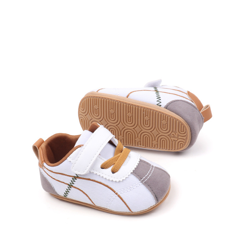 Toddler Baby Girl Boys Sneakers Casual Contrast Color Soft Sole Baby Flats Breathable Walking Shoes for Newborn Infants