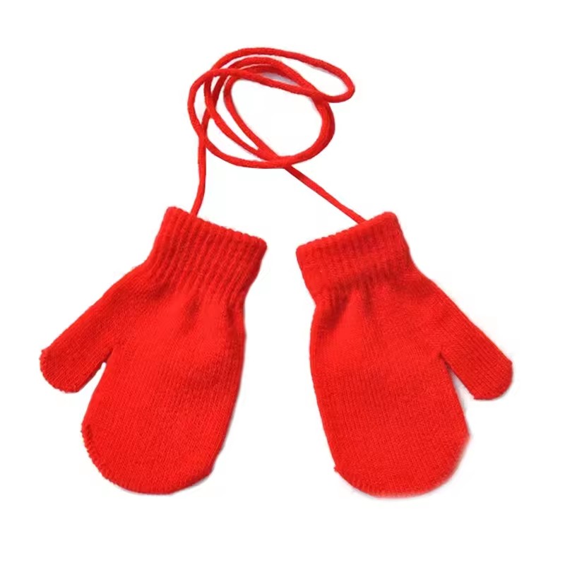Kids Gloves Knitted Children Winter Warm Gloves Baby Girls Baby Boys Toddler Knitted Acrylic Gloves Warm Kids Gloves 1Paies