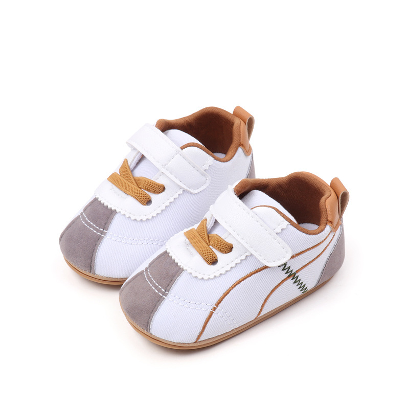 Toddler Baby Girl Boys Sneakers Casual Contrast Color Soft Sole Baby Flats Breathable Walking Shoes for Newborn Infants
