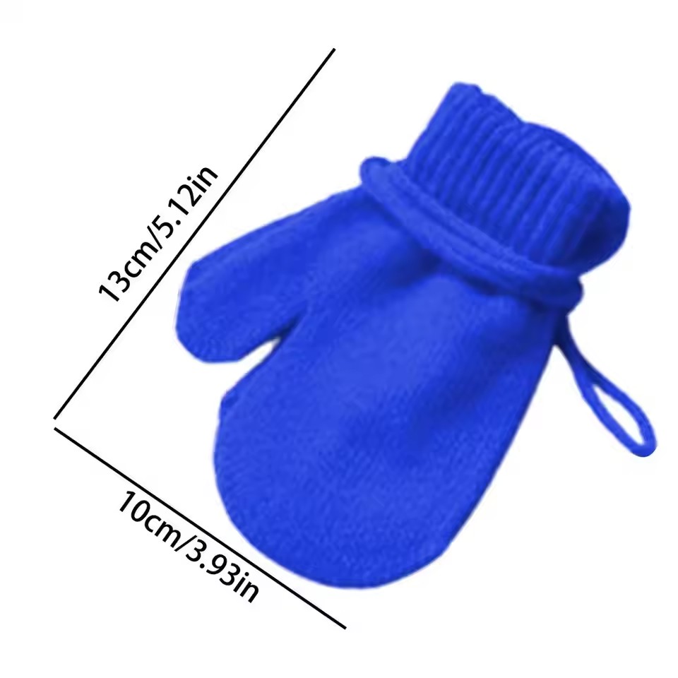 Kids Gloves Knitted Children Winter Warm Gloves Baby Girls Baby Boys Toddler Knitted Acrylic Gloves Warm Kids Gloves 1Paies