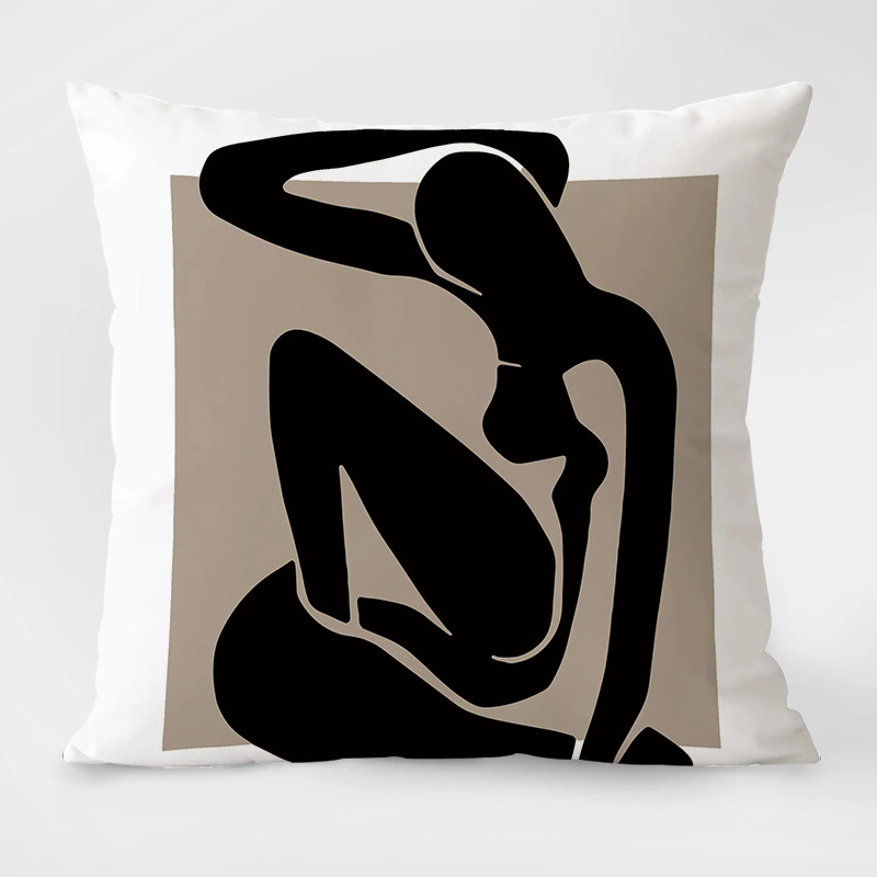 1PC   Creative Abstract Line Pattern Cushion Cover Home Decor Pillowcase Sofa Decoration