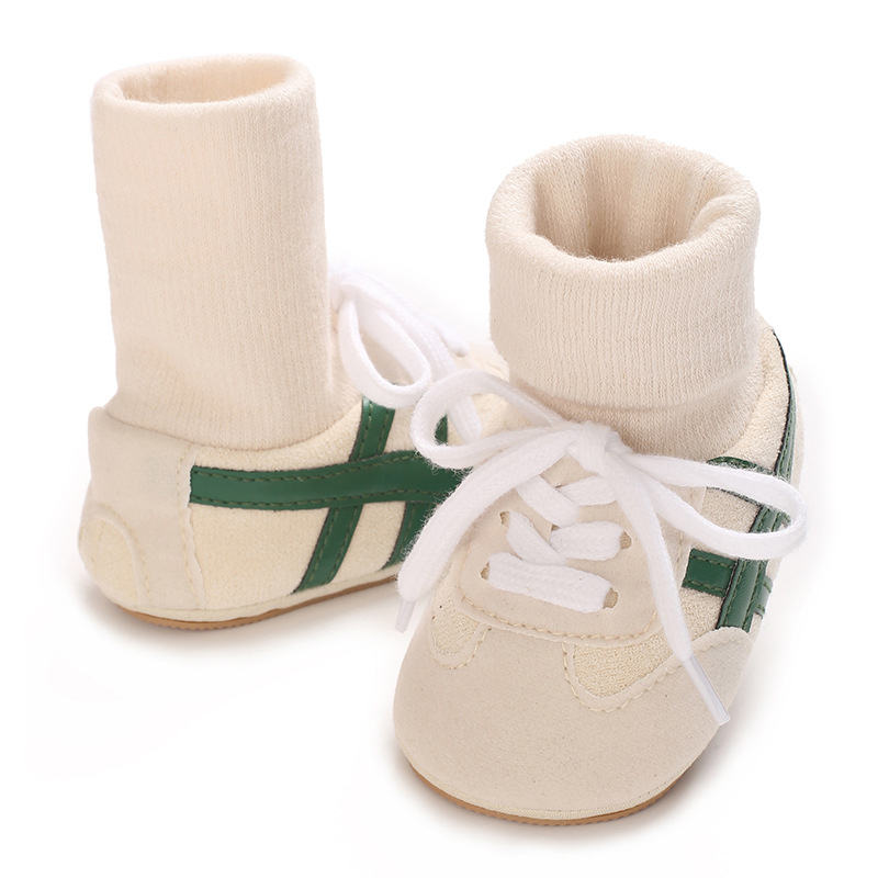 Baby Boys First Walkers 0-18 Months Classic Striped Sneakers Soft Sole Spring Autumn Party Fashion