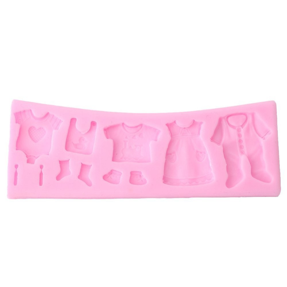 3D Silicone Baby Fondant Mold For Cake Decorating